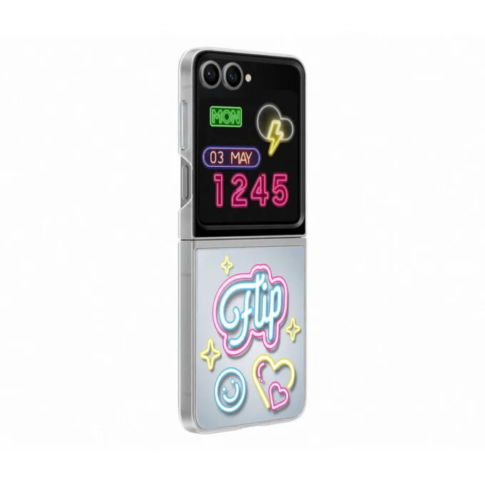 Samsung Clear Flipsuit Case - EF-ZF741CTEGWW - Transparent Cover for Galaxy Z Flip6 — image 4