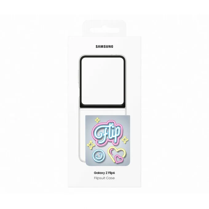 Samsung Clear Flipsuit Case - EF-ZF741CTEGWW - Transparent Cover for Galaxy Z Flip6 — image 5