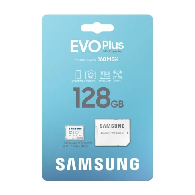 Samsung EVO Plus microSDXC UHS-I U3 - 128GB incl. SD Adapter — image 4