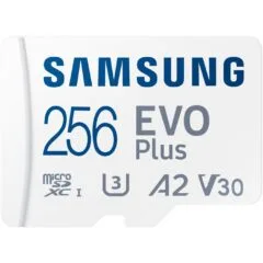 Samsung EVO Plus microSDXC UHS-I U3 - 256GB - with SD Adapter
