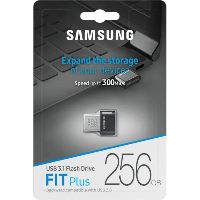 Samsung FIT Plus USB 3.1 Flash Drive - MUF-256AB - Black, 256GB — image 7