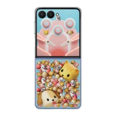 Samsung Flipsuit Case for Galaxy Z Flip7 - Transparent Silicone Flip Cover