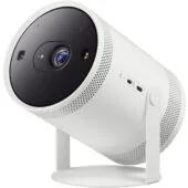 Samsung Freestyle SP-LFF3CLA - Full HD 1080p 230-Lumen Portable DLP LED Projector - White, USB-C, Wi-Fi