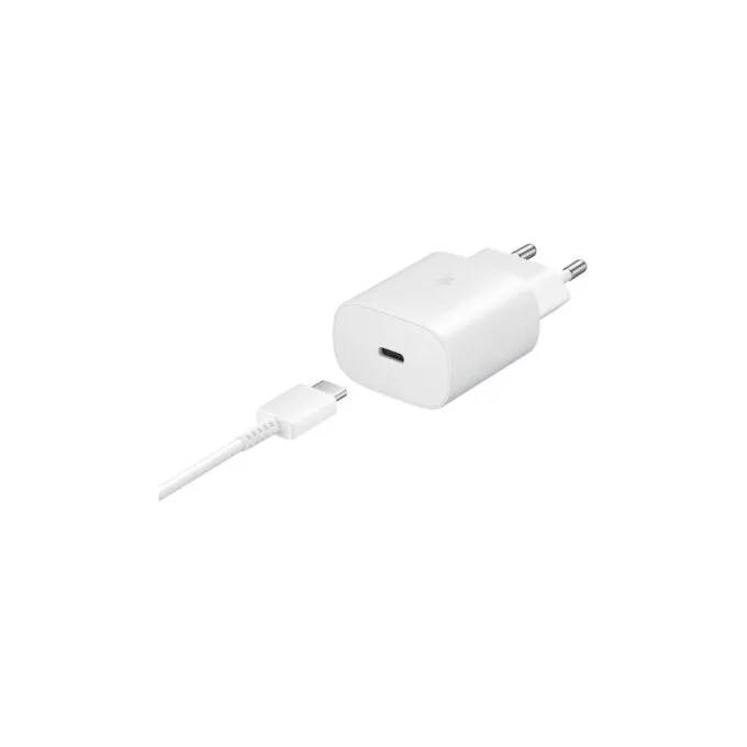 Samsung Galaxy 25W USB-C Fast Charger with 1m Cable - White OEM — image 5