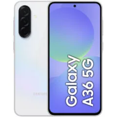 Samsung Galaxy A36 (A366) - 6.7-inch Super AMOLED, 8GB RAM, 256GB, 50MP, 5G, Awesome White