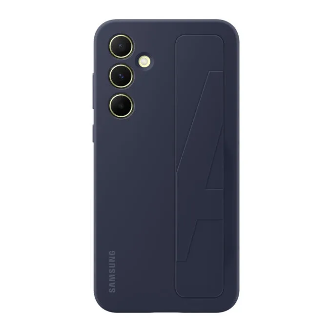 Samsung Galaxy A55 Standing Grip Case - EF-GA556 - Blue/Black, Desk Stand — image 1