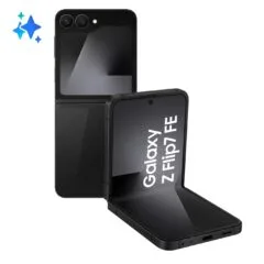 Samsung Galaxy Z Flip7 FE - Z Flip7 FE - Black, 8GB RAM, 256GB, 5G, Dual SIM