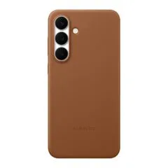 Samsung Kindsuit Cover for Galaxy S25 FE - Cinnamon colour - Faux leather holster case