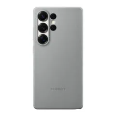 Samsung Kindsuit Faux Leather Case - Galaxy S25 Ultra - Grey, Slim Back Cover with Drop & Scratch Protection