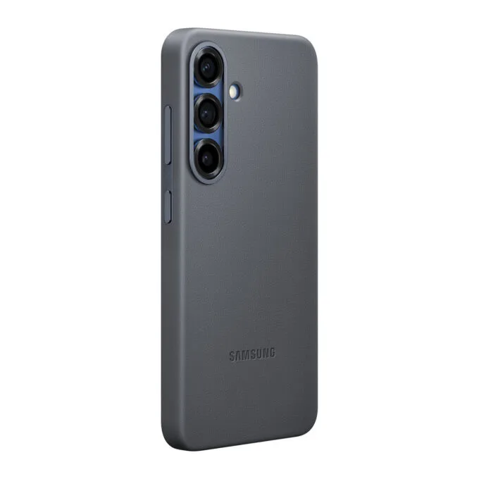 Samsung Kindsuit Faux Leather Flip Cover - Galaxy S25 - Black, Drop & Scratch Protection — image 6