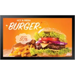 Samsung LH24OHBEBGBXEN - 24in FHD Outdoor Digital Signage, IPS, 1500 nits, Tizen 6.5, 24/7, HDMI/USB/LAN, Black