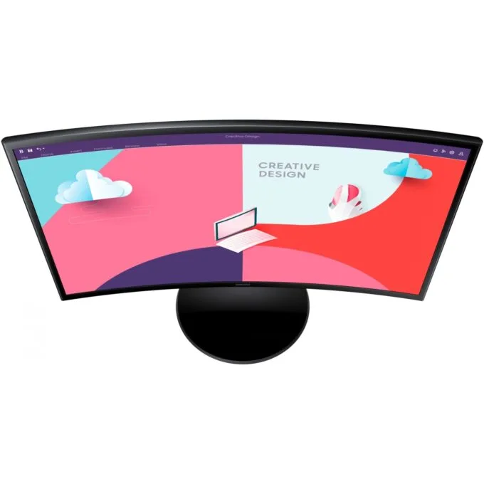 Samsung Monitor - S24C364EAU - 61cm 24'' (1920x1080) Essential Curved 16:9 4ms HDMI VGA Full HD Black — image 11