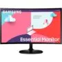 Samsung Monitor - S24C364EAU - 61cm 24'' (1920x1080) Essential Curved 16:9 4ms HDMI VGA Full HD Black