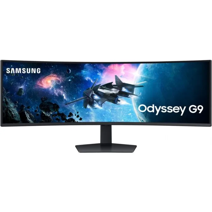Samsung Odyssey G9 - S49CG950EU - 1000R curved, 32:9, 5120x1440 DQHD, 240Hz, HDR1000, 1ms, DP1.4 & HDMI 2.1, Black — image 1