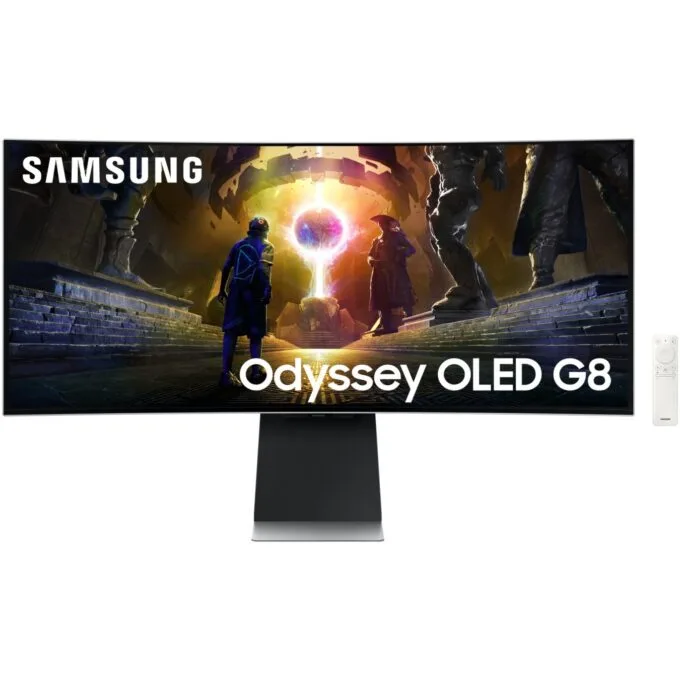Samsung Odyssey OLED G8 G85SD 34-inch UWQHD 175Hz Curved Gaming Monitor — image 1