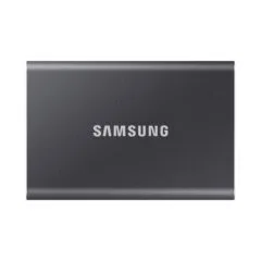 Samsung Portable SSD T7 - MU-PC1T0T - 1TB Grey, NVMe, USB 3.2 Gen 2, Up to 1050/1000 MB/s