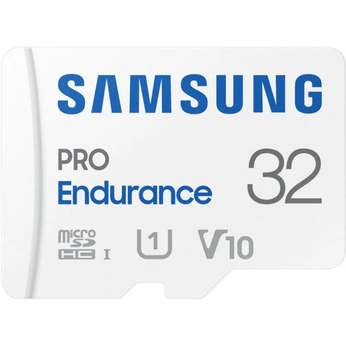 Samsung PRO Endurance microSDXC 32GB - MB-MJ32K - White, UHS-I, 100MB/s Read, 30MB/s Write, Adapter — image 1