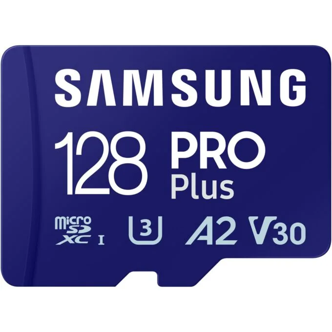 Samsung PRO Plus microSD Card 128GB UHS-I U3 Full HD 4K UHD — image 1