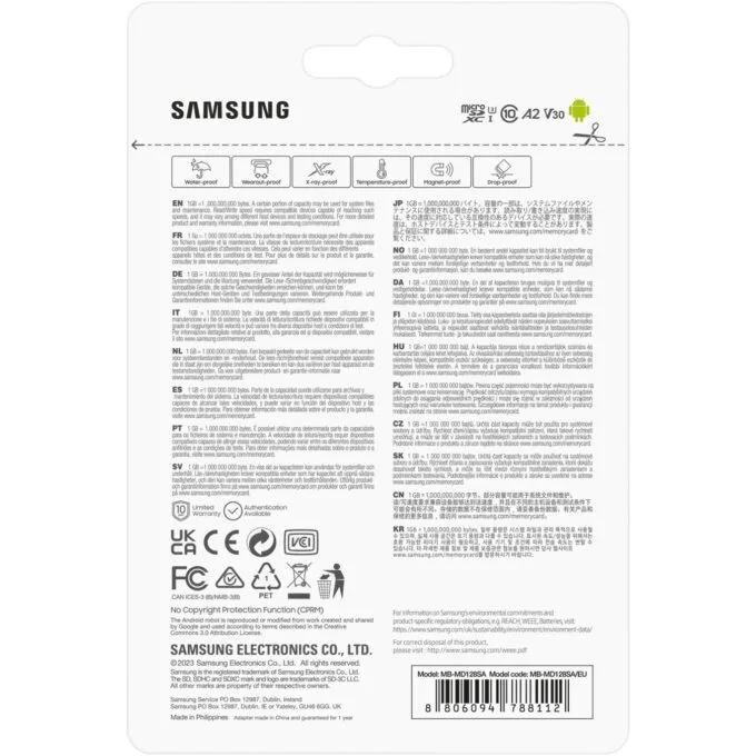 Samsung PRO Plus microSD Card 128GB UHS-I U3 Full HD 4K UHD — image 9