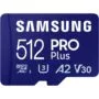 Samsung PRO Plus microSDXC 512GB - 180MB/s read, USB card reader included