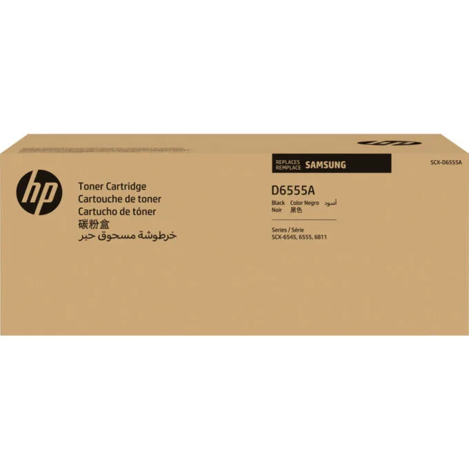 Samsung SCX-D6555A Original Black Toner Cartridge - 25,000-page Yield - For MultiXpress M5370LX/M4370LX — image 1