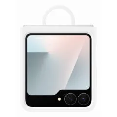 Samsung Silicone Case - EF-PF741TWEGWW - White Silicone Cover for Galaxy Flip7 FE