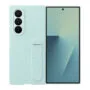 Samsung Silicone Case for Galaxy Z Fold7 - Mint (Light Cyan) Silicone Cover with Desktop Stand