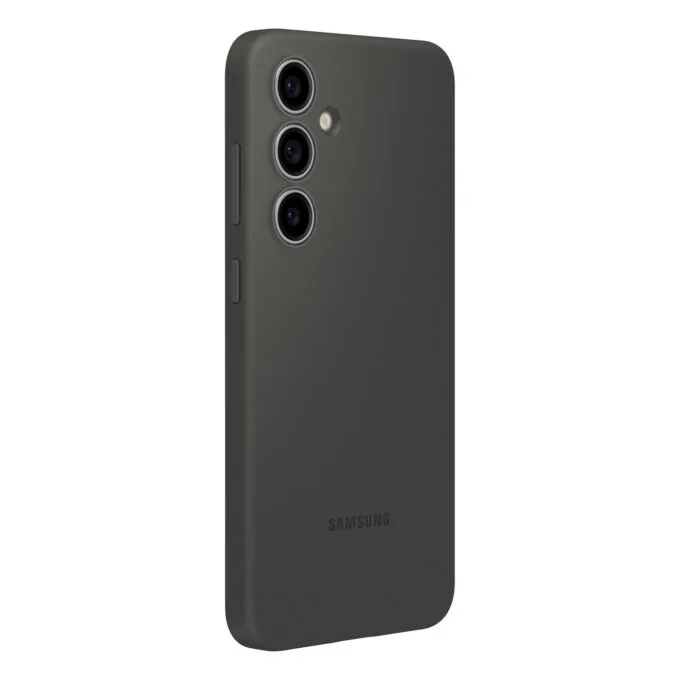 Samsung Silicone Case - Galaxy S24 FE - Soft-Touch Silicone Back Cover, Black — image 3