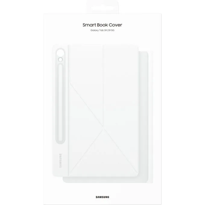 Samsung Smart Book Cover - Compatible with Galaxy Tab S9 / S9 FE / S10 FE - White — image 5