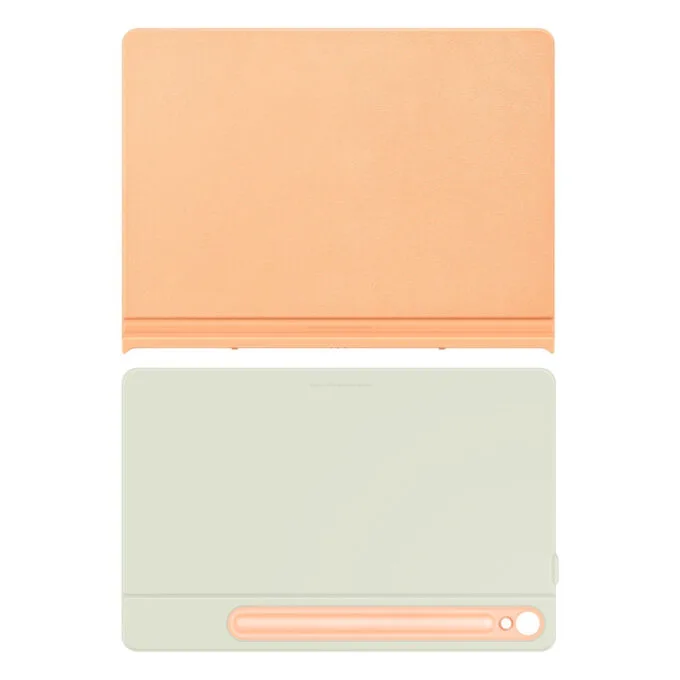 Samsung Smart Book Cover - Galaxy Tab S9/S9 FE - Folio Stand Case, Orange — image 1