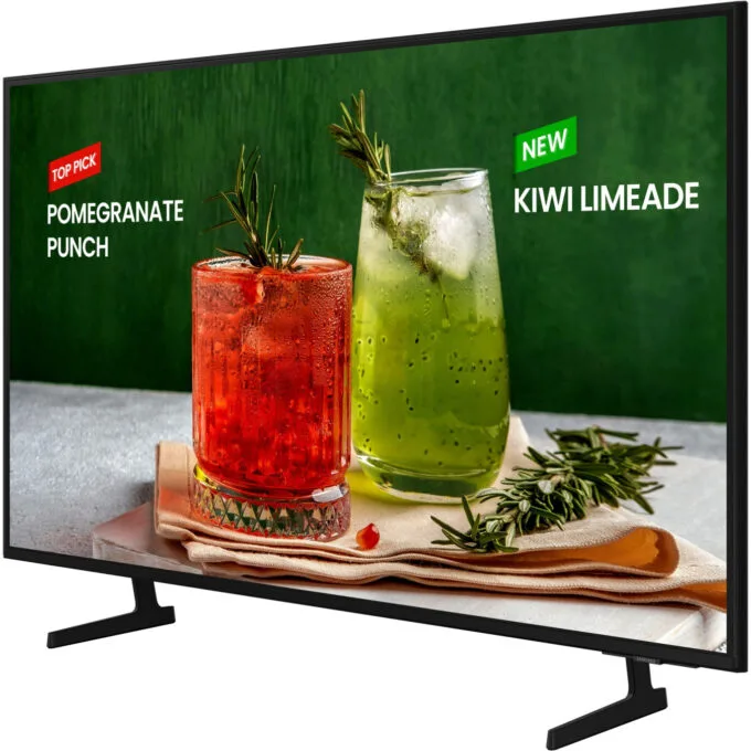 Samsung Smart Signage BE75D-H - 75" 4K LED Digital Signage Display, Tizen, Black — image 2