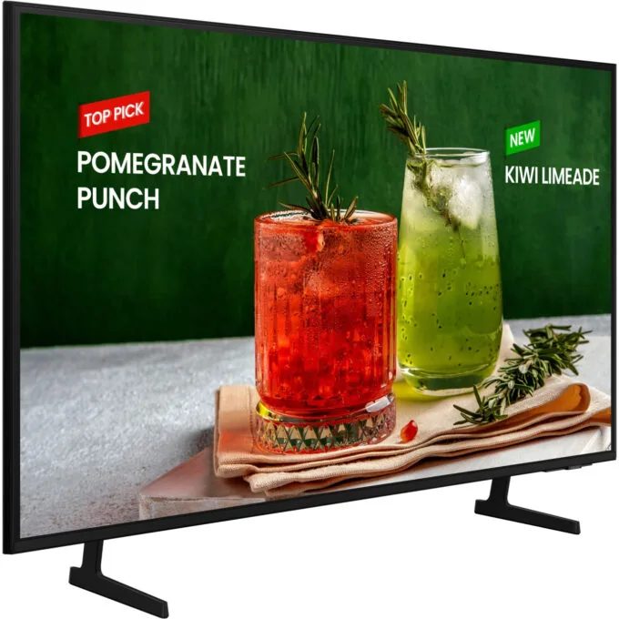 Samsung Smart Signage BE75D-H - 75" 4K LED Digital Signage Display, Tizen, Black — image 3
