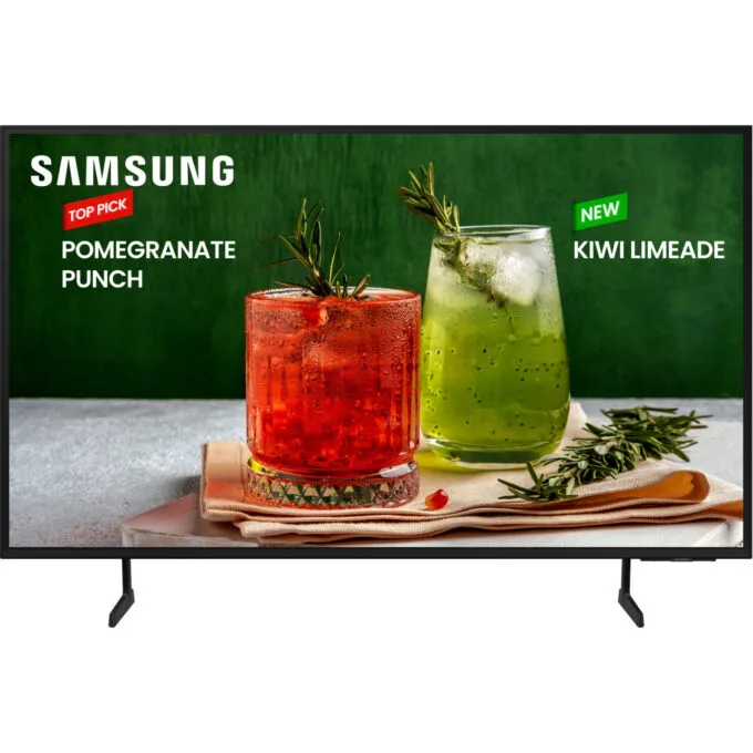 Samsung Smart Signage BE75D-H - 75" 4K LED Digital Signage Display, Tizen, Black — image 1