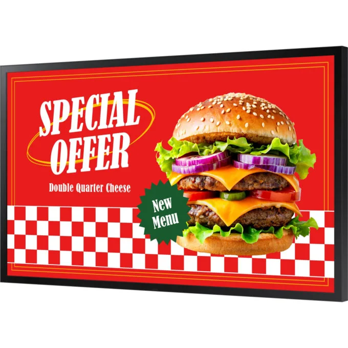 Samsung Smart Signage - OH55DX - 55in Black VA LCD, Outdoor IP56, 24/7, Tizen OS, BT, 2x HDMI 2.0 — image 5