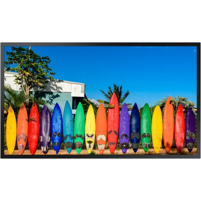 Samsung Smart Signage OM55B - 55" 4K UHD Digital Signage Panel - Black, 3000 cd/m², Tizen 5.0 — image 1