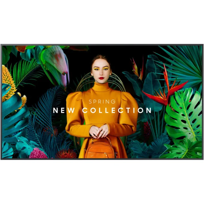 Samsung Smart Signage - QH43C - 43" 4K UHD VA Digital Display, 700 cd/m², Tizen 7.0, Black — image 1