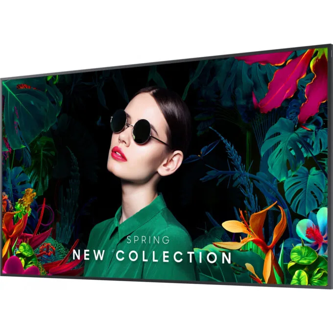 Samsung Smart Signage QM75C - 75" (189 cm) 4K UHD Digital Signage Panel, Tizen 7.0, Black, 24/7 — image 2