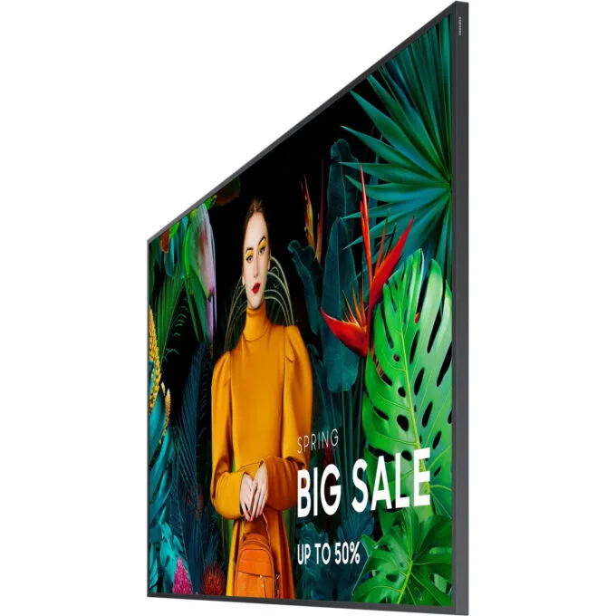 Samsung Smart Signage QM75C - 75" (189 cm) 4K UHD Digital Signage Panel, Tizen 7.0, Black, 24/7 — image 13