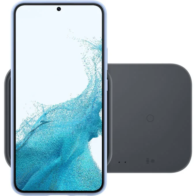 Samsung Wireless Charger Duo - EP-P5400 - 3-in-1 Wireless Charger, Grey, Up to 15W — image 2