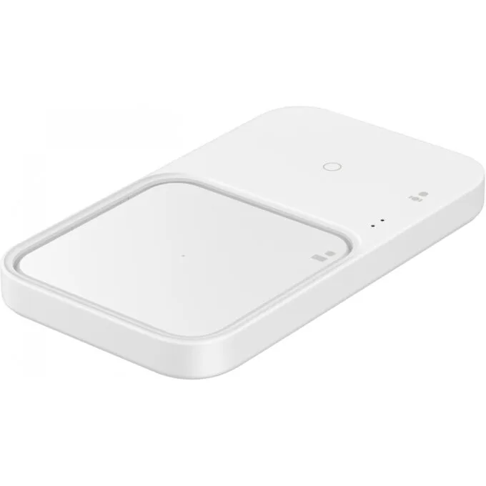 Samsung Wireless Charger Duo - EP-P5400T - 3-in-1 Wireless Charging Pad, White, Up to 15W — image 3