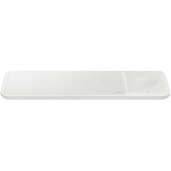 Samsung Wireless Charger Trio Pad - EP-P6300 - 3-in-1 Wireless Charging Pad, White, USB-C — image 1