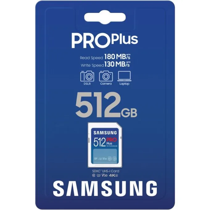 Samsung XC PRO Plus 512GB Card - XC PRO Plus - SD CL10 (2023) Retail — image 5