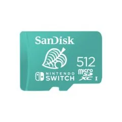 SanDisk 512GB microSDXC for Nintendo Switch - Mint Green - with Adapter