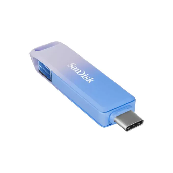 SanDisk Creator Phone Drive - 256GB - Blue/Lilac - USB-C & Lightning, USB 3.2 Gen 1 — image 2