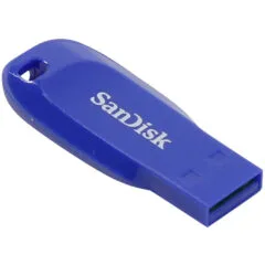 SanDisk Cruzer Blade - 32GB - Electric Blue USB 2.0 Capless Flash Drive