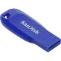 SanDisk Cruzer Blade - 64GB USB 2.0 Flash Drive - Electric Blue, Capless with Key Ring