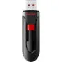 SanDisk Cruzer Glide - 128GB USB 2.0 Flash Drive - Black/Red, USB-A Slide Design, 128-bit AES Password Protection