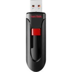 SanDisk Cruzer Glide - 32GB USB 2.0 Flash Drive - Black, USB-A, Slide Cap