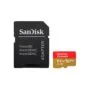 SanDisk Extreme PLUS microSDXC 64GB +Adapter - Red. Gold, U3, V30, A2