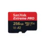 SanDisk Extreme PRO microSDXC 256GB - Black/Red, 200MB/s Read, 140MB/s Write, A2 UHS-I - Includes SD Adapter